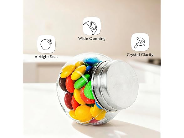 Restaurantware Vetri 2 Ounce Mini Favor Jars 100 ct