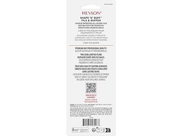 Revlon Shape 'N' Buff Nail Buffer Block