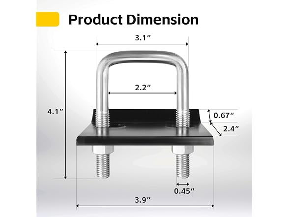 MaxxHaul Hitch Tightener Anti-Rattle