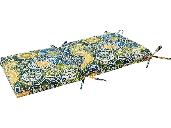 Pillow Perfect Omnia Lagoon Square Corner Chair Cushion