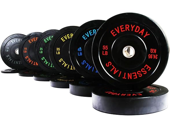 BalanceFrom Weight Plate with Steel Hub, 15LB Pair