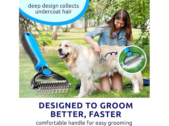 nicyss Star Dib - Dog Grooming Brush | Pet