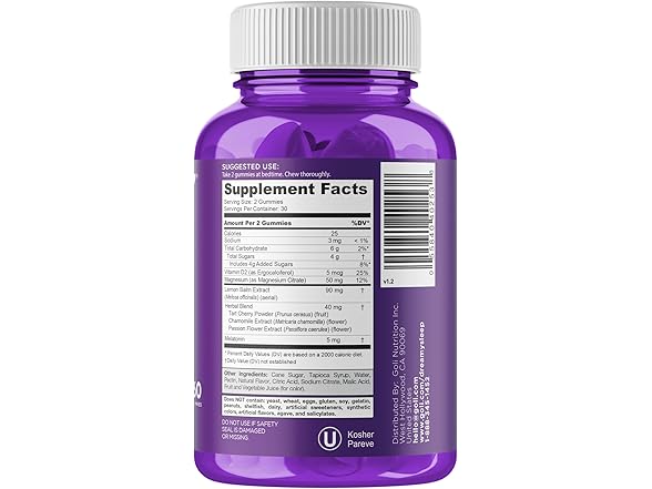 Goli 5 Bottles of Sleep Gummies