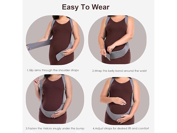 QEESMEI Belly Bands Pregnant Women Medium