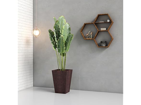 LeisureMod SP21BR Serene Planter Brown