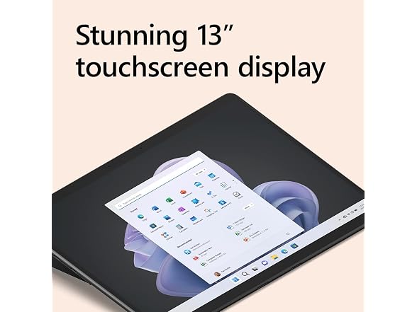 Microsoft Surface Pro 9 (2022), 13\" 2-in-1 Tablet & Laptop, Thin & Lightweight, Intel 12th Gen i5 Fast Processor for Multi-Tasking, 8GB RAM, 256GB Storage with Windows 11, Graphite Microsoft Copilot (Open Box)