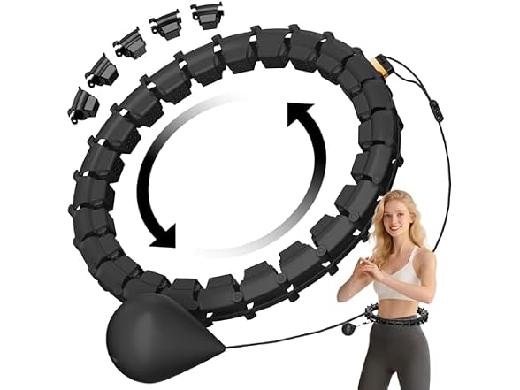 HCOIW Plus Size Silent Weighted Hula
