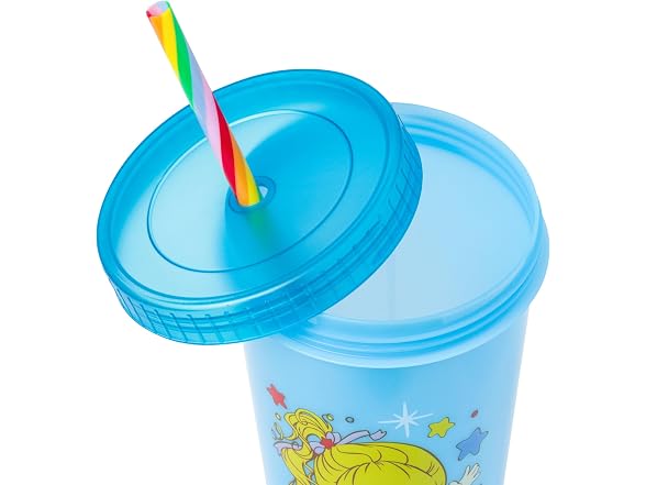 SilRainbow Brite Starlite, 4 Pack Color Changing Tumbler, 24oz