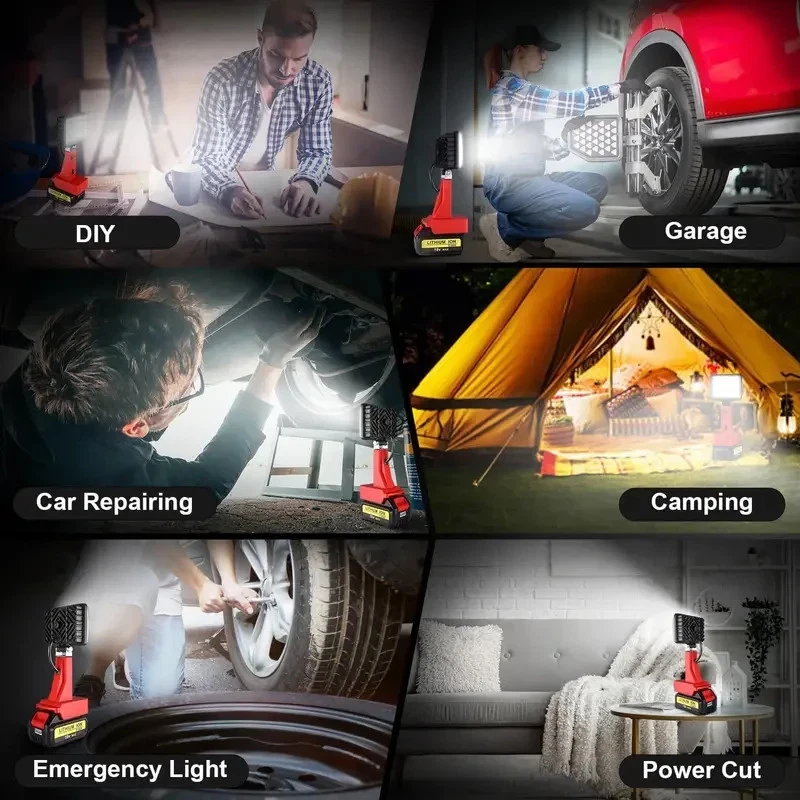 2PK Cordless Led Work Light - Gallery 12