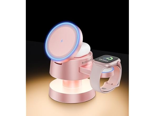 BLESSOURCE 4-in-1 Magnetic Wireless Charging Station - Gallery 2