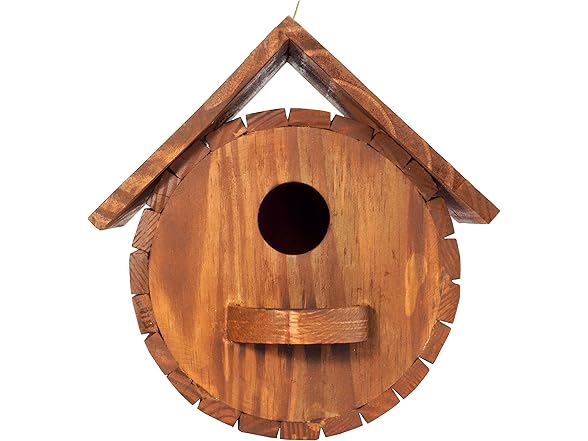 Set of 2 MIXUMON Bird Houses for Outside