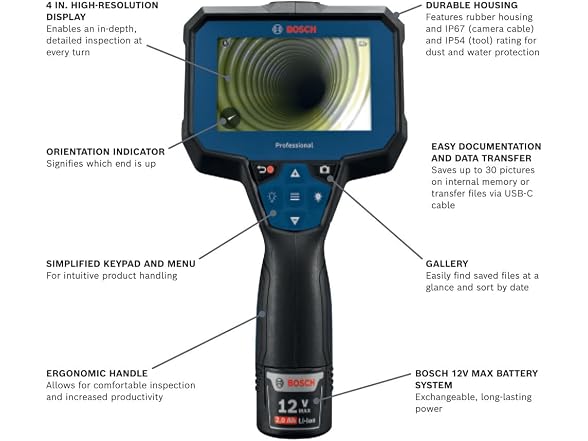 Bosch GIC4-23C-RT Handheld Inspection Camera