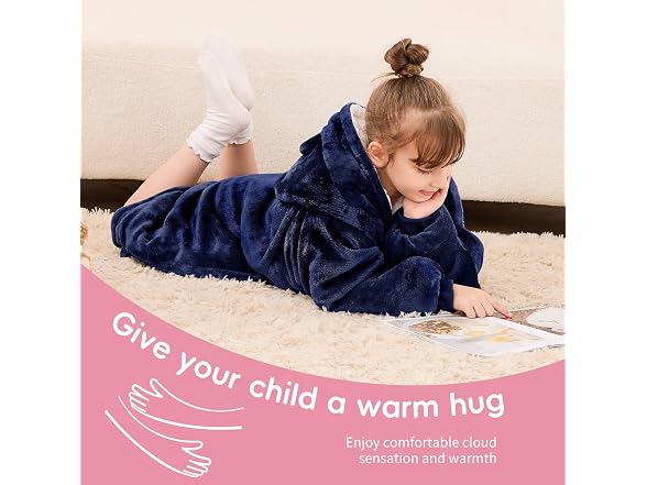 yescool Wearable Blanket Kids Hoodie