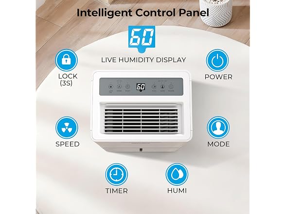 SEAVON Dehumidifier with Drain Hose