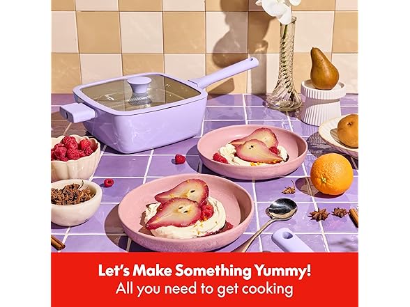 SO YUMMY 3-Pc 4.5Qt Square Pan Set