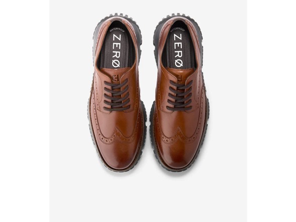 British Tan/Grey Pinstripe