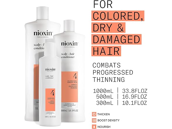 Nioxin System 4 Scalp + Hair Thickening Cond