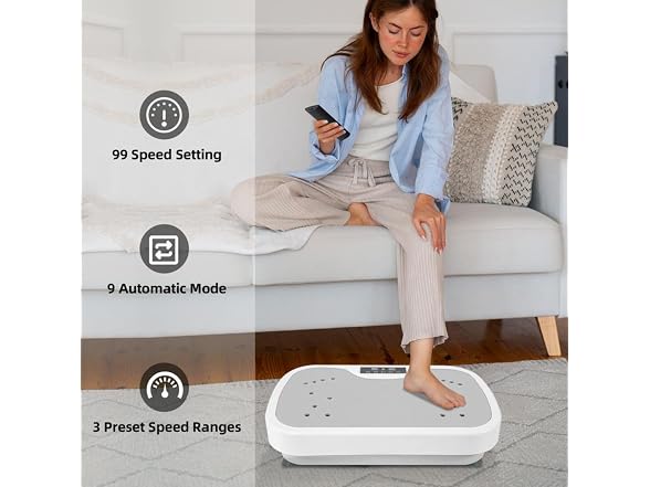 yoyomax Vibration Plate Exercise Machine, Grey