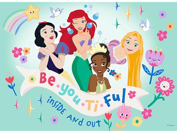 Ceaco 4 in 1 Kids Disney Princess Multipack Jigsaw Puzzle