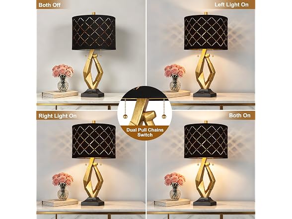 ROTTOGOON Modern Black and Gold Table