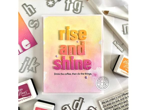 Hero Arts Encouragement Sentiment Strips