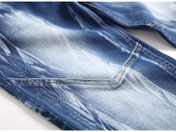 Enrica Men (34) Contrast Jeans Skinny Pants