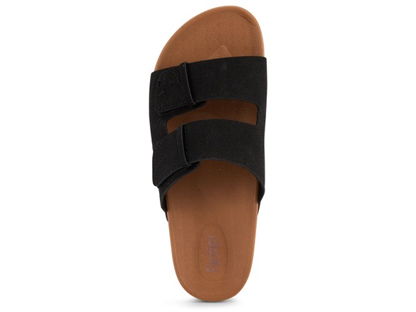 Floopi Womens Microsuede Wedge Slide
