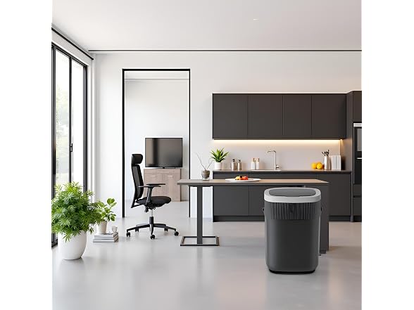 Delletir Motion Sensor Trash Can Dark
