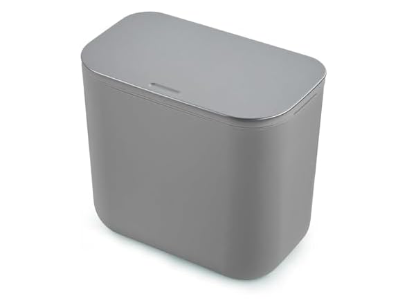 1.8 Gallon/7L Hanging Trash Can with Stainless Steel Lid