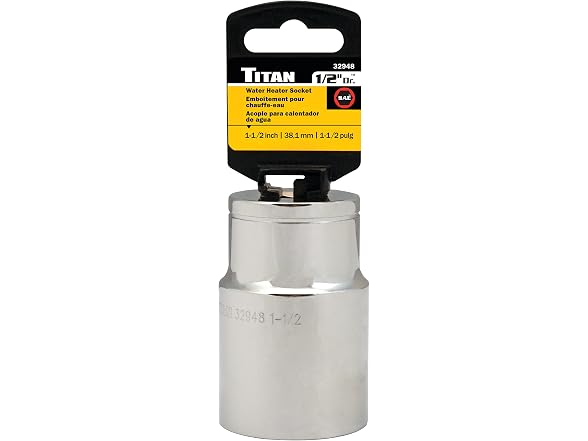 Titan 32948 1/2-In Drive x 1-1/2-In Deep