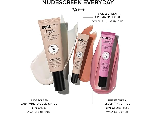 Nudestix Nudescreen Mineral Veil SPF30, Hot