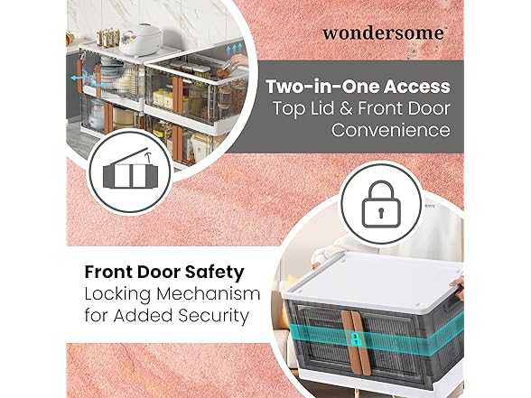 Wondersome Collapsible Storage Bin
