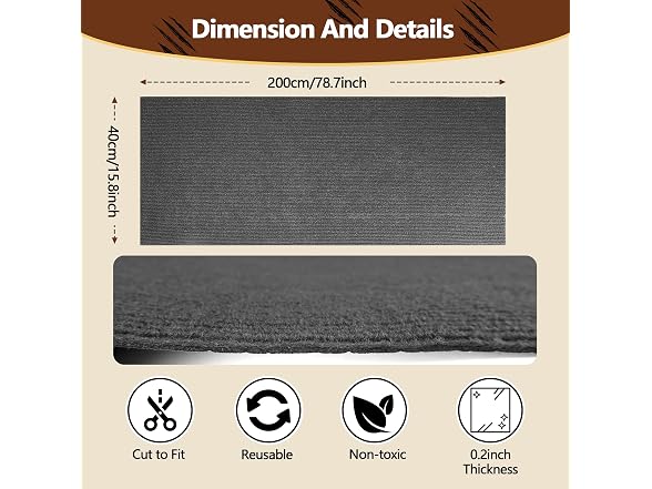 WAWINY Cat Scratch Furniture Protector
