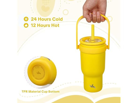 Konokyo 30 oz Tumbler with Handle and