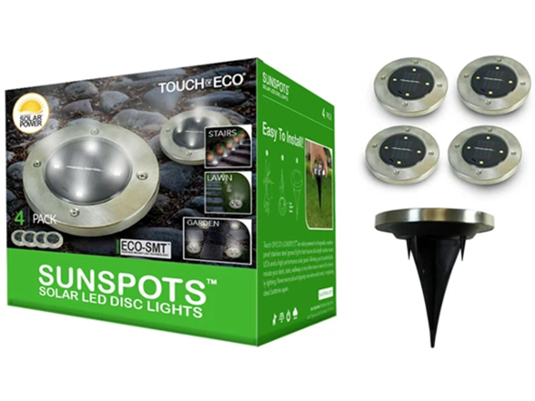 Touch of Eco Light Sunspots 4 Pk