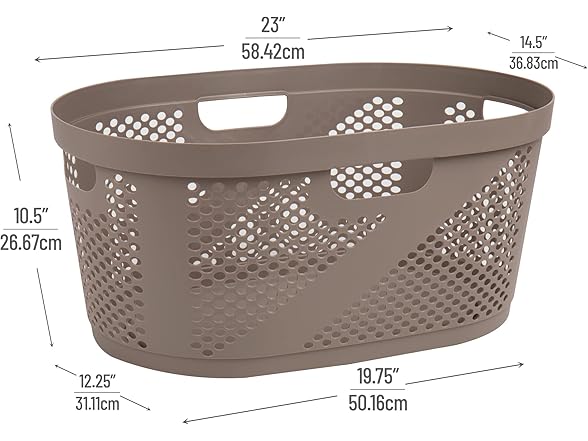 Mind Reader Laundry Basket 2pk