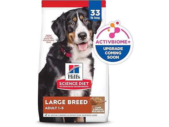 Hill's Science Diet Adult 1-5 Large Breed 33 lb. Bag