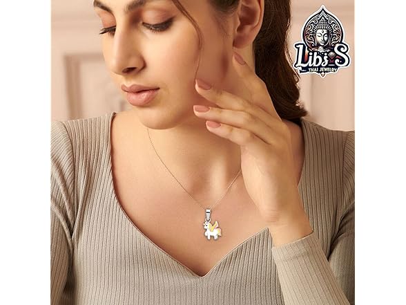Thai Jewelry Silver Unicorn Pendant