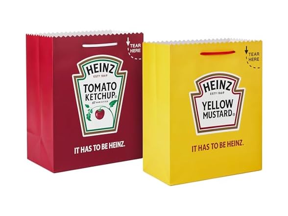 Hallmark Heinz Gift Bags 2pk