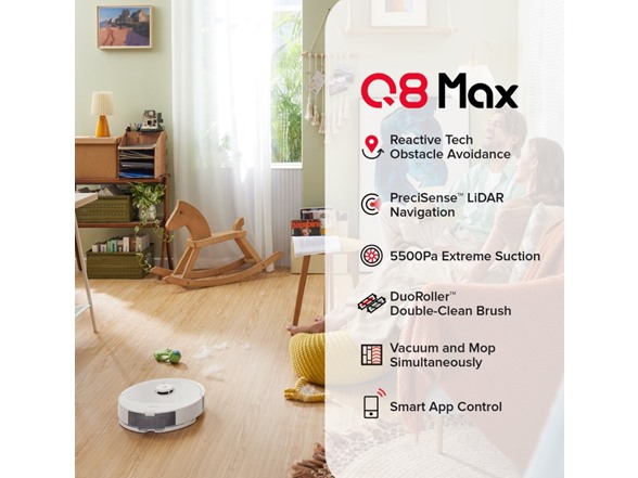 roborock Q8 Max Robot Vacuum and Mop