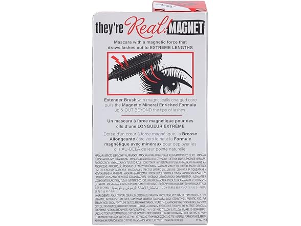3PK Benefit They're Real! Magnet Mascara, Black
