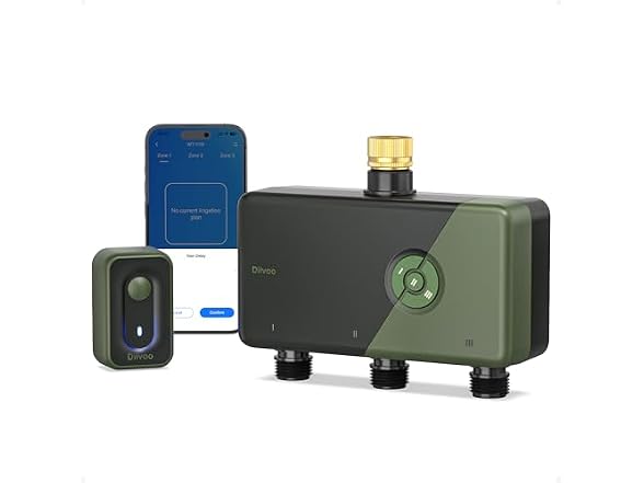 Diivoo 3 Zone WiFi Water Timer