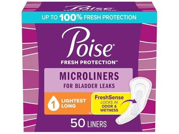 Poise Fresh Protection Microliners