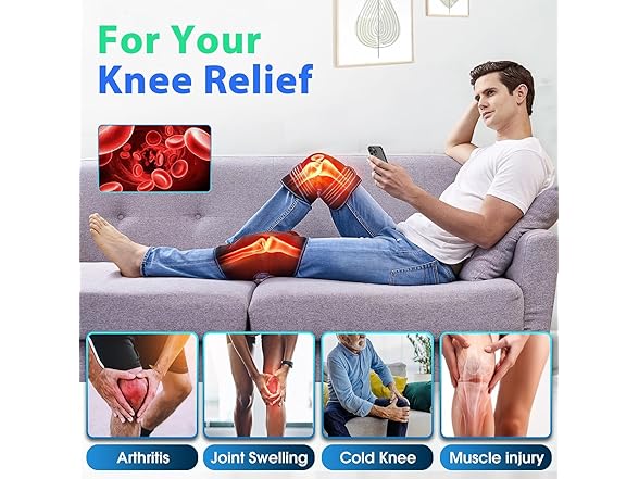 Knee Massager with Heat & Vibration