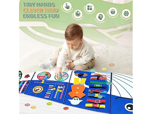 Rivibou Whale Busy Board