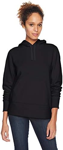 Amazon Essentials Women's Regular-Fit Fleece Pullover Hoodie, Black, 1X