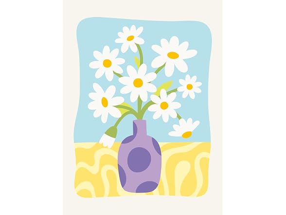 Ravensburger CreArt Daisies Paint‑by‑Number Kit