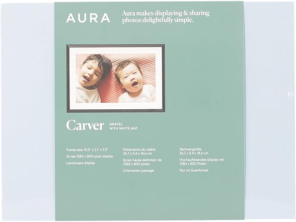 Aura Wifi Frame Aura Carver WiFi Digital Picture Frame