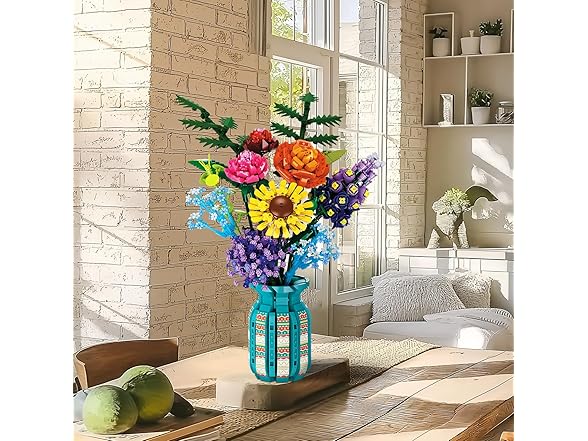 Flowers Bouquet Building Set
