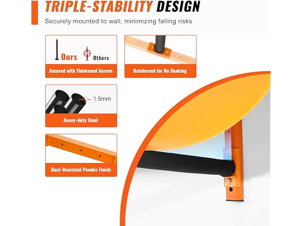VEVOR Wall Kayak Storage Rack